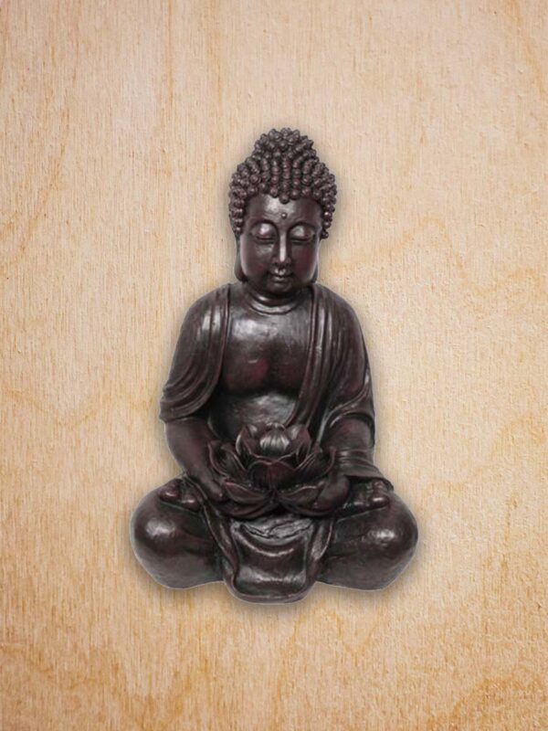 buddha with lotus flower candle holder
