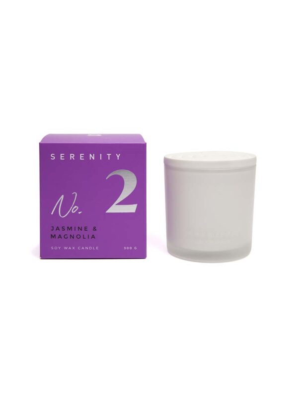 serenity candle number 2 jasmine and magnolia